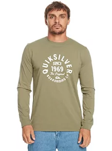 Quiksilver Koszulka Basic Męska Zielona XL - Koszulki męskie - miniaturka - grafika 1