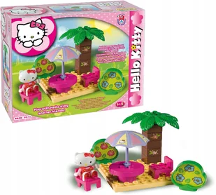 ZESTAW DLA DZIECI HELLO KITTY PIKNIK KLOCKI DO SKŁADANIA PREZENT - Klocki - miniaturka - grafika 1