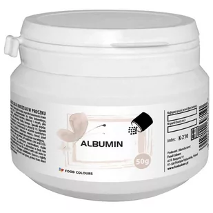 Albumina (białko jajeczne) 50 g Food Colours - Dodatki do ciast w proszku - miniaturka - grafika 1