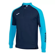 Bluzy męskie - Joma Męska bluza Eco Championship, granatowa, turkusowa, fluorescencyjna, XXL - miniaturka - grafika 1