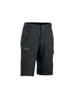 Spodenki męskie - Spodenki rowerowe NORTHWAVE EDGE Baggy - czarny S - miniaturka - grafika 1