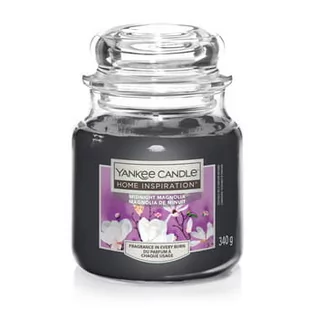 Świece - Świeca zapachowa w szkle Midnight Magnolia Yankee Candle - grafika 1