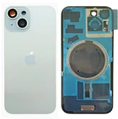 Części serwisowe do telefonów - Klapka Plecki Tył iPhone 15 Blue z Ramką i Magnesami MAGSAFE - miniaturka - grafika 1