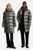 Kurtki damskie - Rains kurtka 15130 Alta Longer Puffer Jacket kolor zielony zimowa 15130 - miniaturka - grafika 1