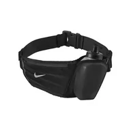 Nerki - Nike Pas Biodrowy Flex Stride Bottle Belt 355 Ml Black/Black/Silver - miniaturka - grafika 1