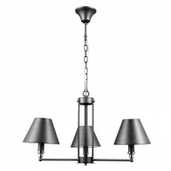 Lampy sufitowe - Italux Lampa wisząca Banito 3 x 40 W E14 antracyt/grey/chrom MD38623/3 - miniaturka - grafika 1