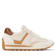 Sneakersy damskie - Sneakersy Lauren Ralph Lauren 802943462002 Beżowy - miniaturka - grafika 1