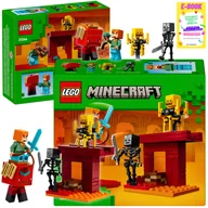 Klocki - LEGO KLOCKI MINECRAFT - Bitwa na moście Netheru 21266 KLOCKI PREZENT + EBOOk - miniaturka - grafika 1