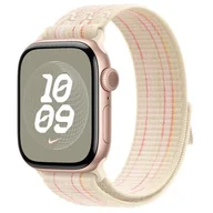 Akcesoria do smartwatchy - Apple Opaska sportowa Nike 38-42mm księżycowa poświata/różowy - darmowy odbiór w 22 miastach i bezpłatny zwrot Paczkomatem aż do 15 dni - miniaturka - grafika 1