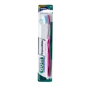 ELER PAWEŁ RUCIŃSKI SUNSTAR GUM ORIGINAL WHITE Szczoteczka do zębów średnia 1 szt 9076875 - Szczoteczki do zębów - miniaturka - grafika 3