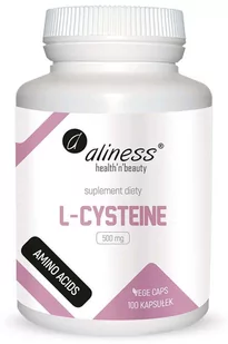 Aliness L-Cysteine 500 mg, 100 kaps Vege A646-39162 - Suplementy naturalne - miniaturka - grafika 1