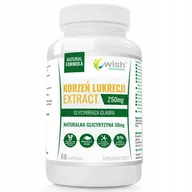Witaminy i minerały dla sportowców - Wish Korzeń Lukrecji Extract 250mg 60caps - miniaturka - grafika 1