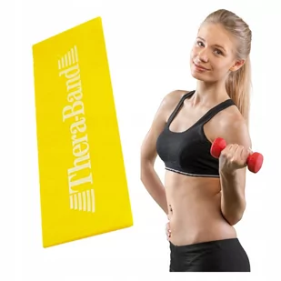 Loop - taśmy Thera-Band pętla 7,6 x 30,5cm żółty - Gumy, taśmy, ekspandery - miniaturka - grafika 1