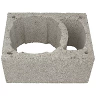 Kominy i akcesoria - Pustak kominowy keramzytowo betonowy Techniko, wym. 49x26x24 cm - miniaturka - grafika 1