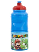 Sztućce dla dzieci - Super Mario Bidon "Super Mario" w kolorze niebieskim - 380 ml - miniaturka - grafika 1