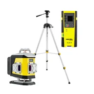 Poziomice laserowe - ZESTAW Laser krzyżowy Nivel System CL4G zielony + statyw SJJM1EX + czujnik CLS4 Nivel System - miniaturka - grafika 1