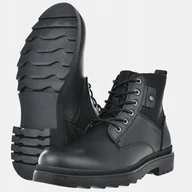 Botki męskie - Męskie Buty Zimowe Trapery Skórzane Big Star Ocieplane Oo174166 Aw24 - miniaturka - grafika 1