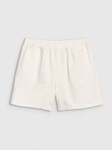 Damskie spodenki casual 4F 4FRSS25TSHOF750 - białe - Spodenki damskie - miniaturka - grafika 1
