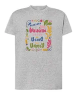 Koszulki i topy damskie - Koszulka Dzień Nauczyciela Wielkie Serce Prezent Szara L - miniaturka - grafika 1