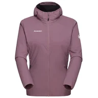 Kurtki i kamizelki sportowe damskie - Kurtka damska Mammut Rime Light IN Flex Hooded Jacket Women Rozmiar: S / Kolor: fioletowy - miniaturka - grafika 1