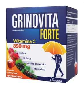 Natur Produkt N.P SP. Z O.O. Grinovita Forte proszek 10 saszetek 3797561 - Witaminy i minerały - miniaturka - grafika 1