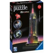 Puzzle - Ravensburger Puzzle 3D Empire State Building nocą - miniaturka - grafika 1
