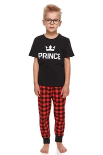 Piżama chłopięca Prince II czarna 134/140 - Piżamy chłopięce - miniaturka - grafika 1