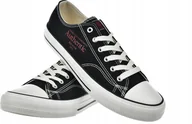 Trampki męskie - MĘSKIE TRAMPKI BIG STAR SHOES CZARNE TENISÓWKI NN174056 r. 44 - miniaturka - grafika 1