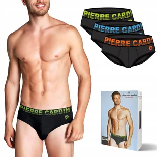 Slipy męskie 3 PARY PIERRE CARDIN RAINBOW - M - Majtki męskie - miniaturka - grafika 1