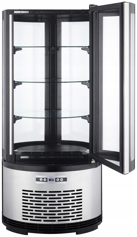 Szron Witryna chłodnicza 100L przeszklona, okrągła (ARC-100R)