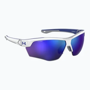 Okulary przeciwsłoneczne Under Armour Yard Dual S3 matte white blue/blue multilayer oleophobic WYSYŁKA W 24H 30 DNI NA ZWROT - Okulary przeciwsłoneczne - miniaturka - grafika 1