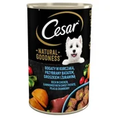 Mokra karma dla psów - Cesar CES Puszka Mus Kurczak 400g Mokra karma pełnoporcjowa dla dorosłych psów - miniaturka - grafika 1