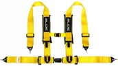 Akcesoria do fotelików - Pasy sportowe Slide V2 Żółte 4P 3" E4 - miniaturka - grafika 1