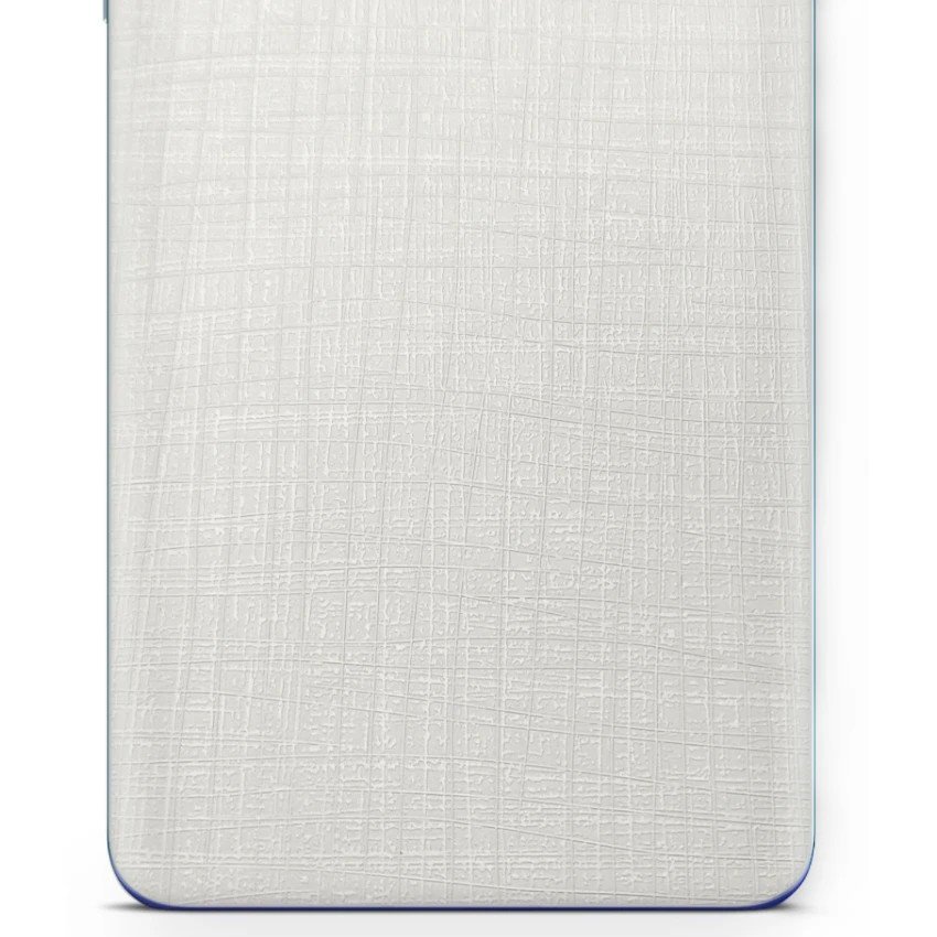 Folia naklejka skórka strukturalna na TYŁ do Apple Watch 5 (40mm) - Tkanina Biała - apgo SKINS