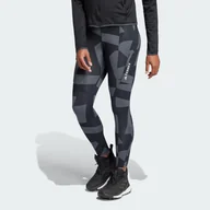 Odzież trekkingowa damska - Legginsy Terrex Multi Printed - miniaturka - grafika 1