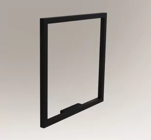 Shilo Industrialna LAMPA ścienna ZAOSU 7900 metalowa OPRAWA prostokątny kinkiet rama frame czarna 7900 - Lampy ścienne - miniaturka - grafika 1
