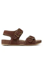Buty dla chłopców - Timberland Sandały Castle Island 2 Strap TB0A5SZT9311 Brązowy - miniaturka - grafika 1