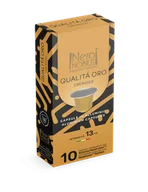 Kawa w kapsułkach i saszetkach - NeroNobile Qualita Oro Cremoso kapsułki aluminiowe do Nespresso - 10 kapsułek - miniaturka - grafika 1