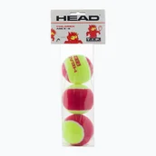 Tenis ziemny - Head Piłka tenisowe 3B TIP RED x3 TPH-052 / 578113 - miniaturka - grafika 1