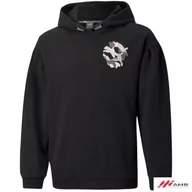 Bluzy dla dziewczynek - Puma Bluza dziewczęca Alpha Hoodie FL 58923201 152 czarna - miniaturka - grafika 1