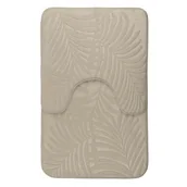 Dywaniki łazienkowe - Komplet dywaników łazienkowych FLORYDA 2 sztuki beżowy - miniaturka - grafika 1