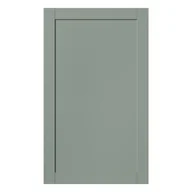 Fronty meblowe - Front kuchenny do słupka GoodHome Ashmead 60 cm 50/50 zielony - miniaturka - grafika 1