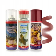 Środki do obuwia i ubrań - Pianka ze Szczotką Bordowy Renowator do Zamszu i Impregnat Palc Zestaw 3w1 - miniaturka - grafika 1