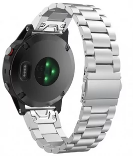 BRANSOLETA STALOWA DO GARMIN FENIX 5 / 6 / 7 22MM, GARMIN INSTINCT, EPIX EASYFIT + IMADŁO - Akcesoria do pulsometrów i zegarków sportowych - miniaturka - grafika 1