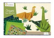 Zabawki kreatywne - AVENUE MANDARINE Zestaw kreatywny origami Dinozaury - - miniaturka - grafika 1