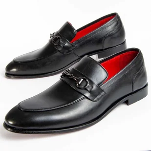 Purapiel Mokasyn Imperi5 Czarny - Mokasyny męskie - miniaturka - grafika 1