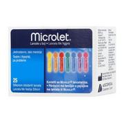 BAYER Lancet microlet kolorowe x 25 szt