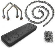 Place zabaw - Huśtawka z aluminiowym wkładem na łańcuchu (stal nierdzewna 5mm) - miniaturka - grafika 1