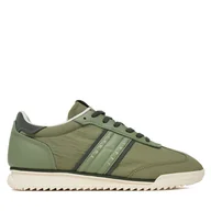 Sneakersy męskie - Sneakersy Tommy Hilfiger Tjm Runner Cleated Mix Mat. EM0EM01598 Zielony - miniaturka - grafika 1