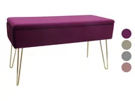 Ławki do przedpokoju - ECHTWERK ECHTWERK Ławka tapicerowana ze schowkiem Scarlett 4260238063550 - miniaturka - grafika 1